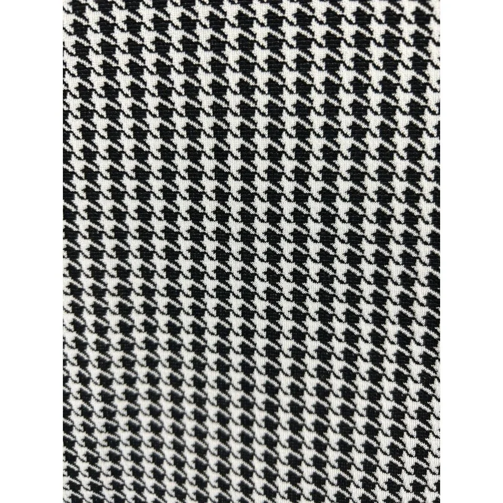Nine West NWT Women's Houndstooth Black & Ivory Lined Skirt Size XS - Picture 2 of 9